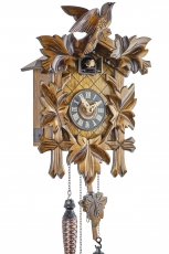 Engstler-Kuckucksuhr-Quarz-Uhrwerk-Motiv-Fuenflaub-35cm-532-Q