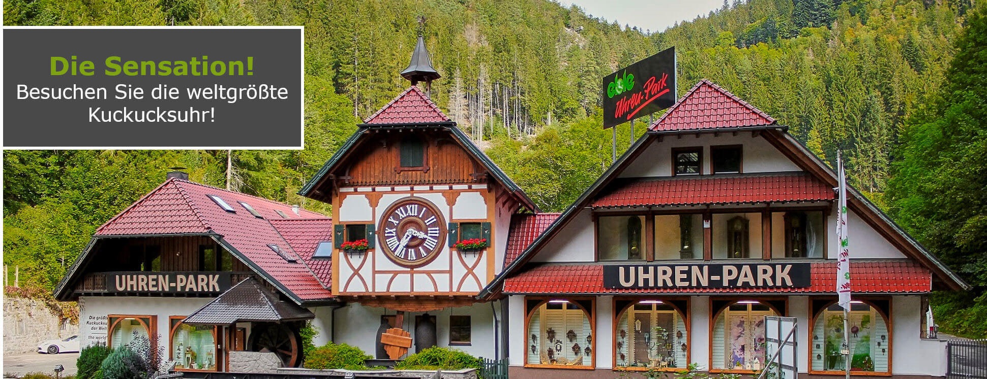 Die weltgrößte Kuckucksuhr im Eble Uhren-Park