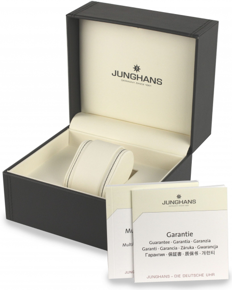 Junghans Max Bill 027/7806.02 - Orologio Automatico Da Uomo, Design Iconico, Quadrante Grigio, Cassa Oro, Movimento A Carica Automatica