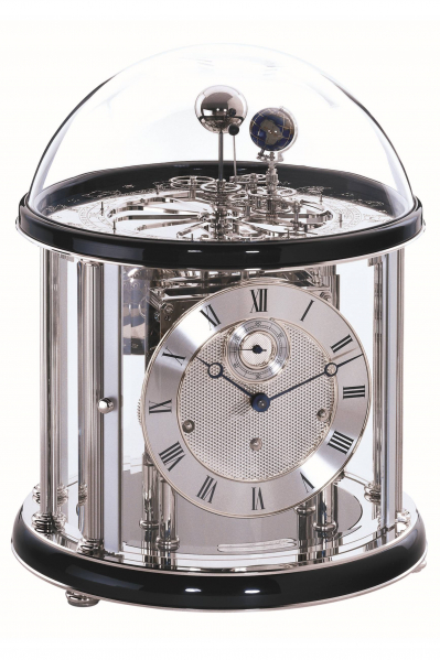 Hermle-Tellurium-II-Schwarz-Chrom-8-Tage-Laufwerk-35cm-22823-740352