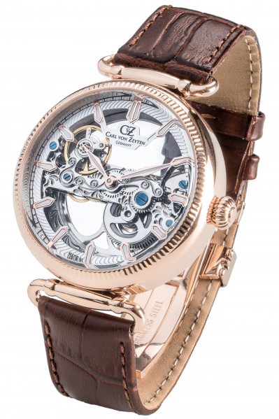 Carl-von-Zeyten-Elzach-Herrenuhr-Braun-Wei--Skelettuhrwerk-Saphirglas-Automatik-42mm-CVZ0031RWHS