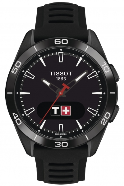 TISSOT-T-Touch-Connect-Sport-Damen-und-Herrenuhr-Schwarz-Quarz-Saphirglas-43mm-T153-420-47-051-04