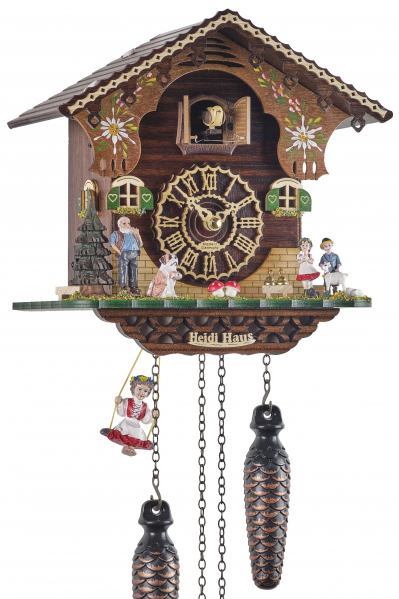 Trenkle-Kuckucksuhr-Quarz-Laufwerk-Heidihaus-23cm-4300-QMS