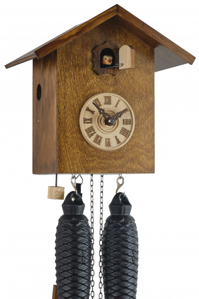 Romba-Kuckucksuhr-Modern-nussbraun-8-Tage-Laufwerk-20cm-SK34-10