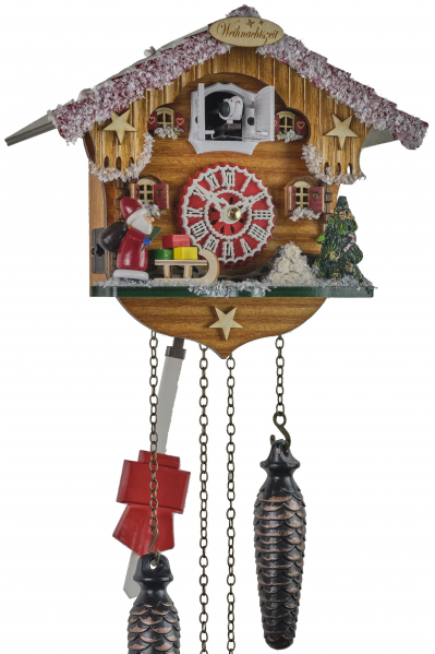Trenkle-Kuckucksuhr-Quarz-Laufwerk-Musik-Weihnachtsuhr-21cm-W2025-QM