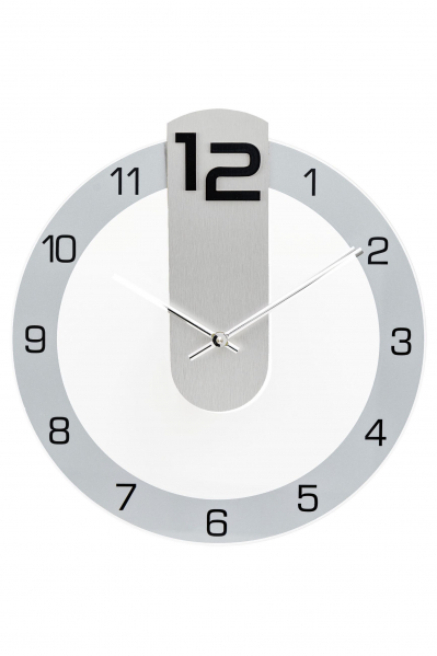 AMS-AMS-Quarz-Wanduhr-Silber-35cm-9712