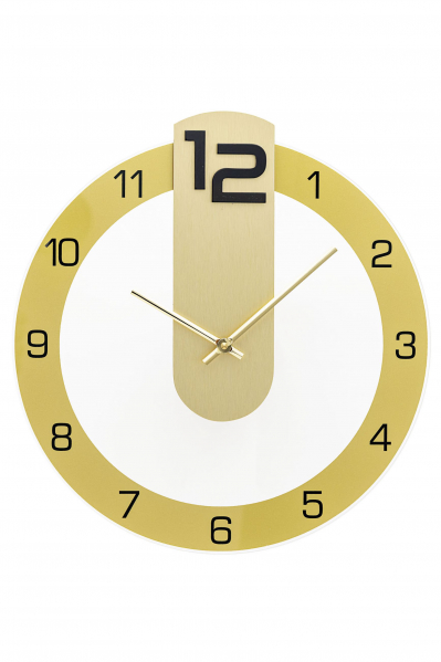 AMS-AMS-Quarz-Wanduhr-Messing-35cm-9713