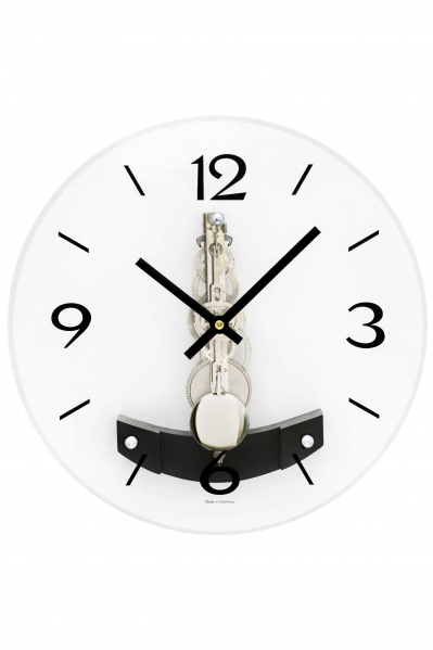 AMS-AMS-Regulator-Glas-Skelett-Chrom-14-Tage-Laufwerk-27cm-2754