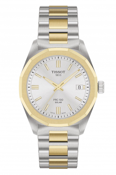 TISSOT-TISSOT-PRC-100-Solar-silber-gold-bicolor-34mm-T151-822-22-031-00
