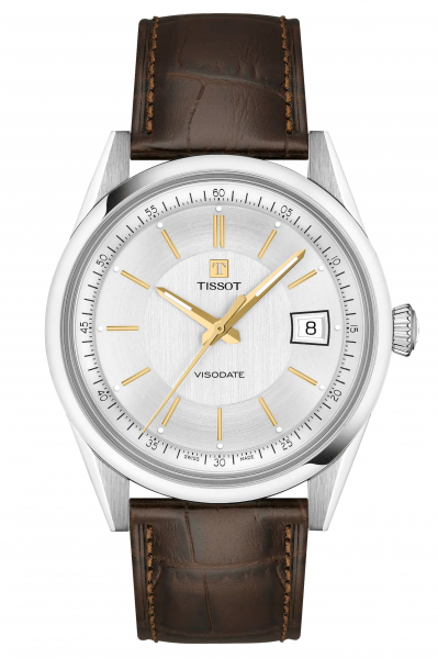 TISSOT-TISSOT-Visodate-Automatik-silber-braun-39mm-T157-407-16-031-00