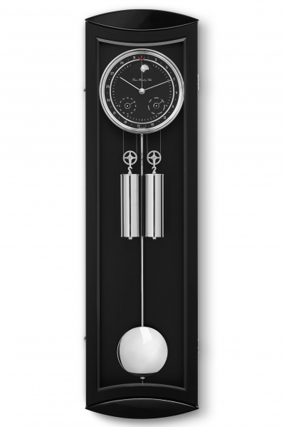 Hermle-Wanduhr-Hermle-Mornington-II-Schwarz-8-Tage-1-2-Stundenschlag-71027-740058