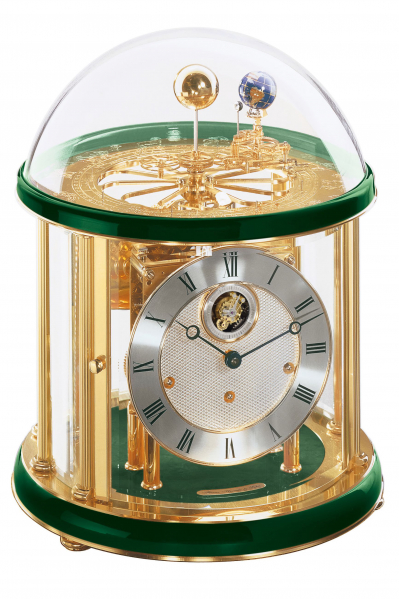 Hermle-Tellurium-Tourbillon-Gruen-Messing-8-Tage-Laufwerk-35cm-23069-V10352