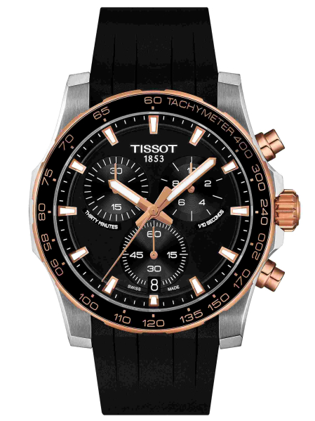 TISSOT-Supersport-Chrono-Herrenuhr-Schwarz-Ros--Datum---Saphirglas-Quartz-42mm-T125-417-27-051-00