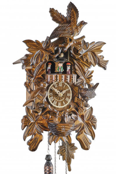 Engstler-Kuckucksuhr-Dreivogel-mit-Musik-Tanzpaaren-Quarz-Uhrwerk-48cm-640-QMT