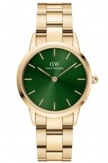 Daniel-Wellington-Iconic-Link-Emerald-Damenuhr-Gold-Gruen-Quarz-32mm-DW00100554