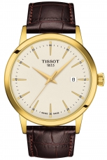TISSOT-Classic-Dream-Herrenuhr-Braun-Gold-Quarz-Saphirglas-42mm-T129-410-36-261-00