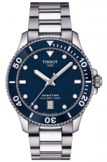 TISSOT-Seastar-1000-Herren-und-Damenuhr-Silber-Blau-Quarz-Saphirglas-40mm-T120-410-11-041-00