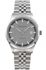Bruno-Soehnle-Turin-Automatik-Herrenuhr-Silber-Dunkelgrau-Datum-Saphirglas-40mm-17-12230-840