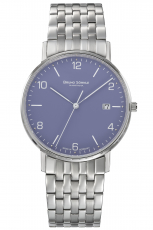 Bruno-Soehnle-Rondo-Herrenuhr-Silber-Violett-Quarz-Saphirglas-38mm-17-13105-322