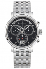 Bruno-Soehnle-Marcato-Herrenuhr-Silber-Schwarz-Quarz-Saphirglas-44mm-17-13143-842