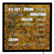 AMS-Wanduhr-Wurzelstruktur-Quarz-40cm-1273