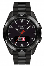 TISSOT-T-Touch-Connect-Sport-Herren-und-Damenuhr-Schwarz-Saphirglas-Quarz-43mm-T153-420-44-051-01