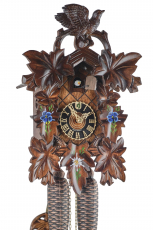 Hoenes-Kuckucksuhr-Bemalt-Blumen-8-Tage-Laufwerk-37cm-823-3ENZ