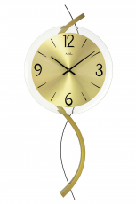 AMS-AMS-Quarz-Wanduhr-Holz-54cm-9717