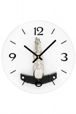 AMS-AMS-Regulator-Glas-Skelett-Chrom-14-Tage-Laufwerk-27cm-2754