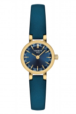 TISSOT-TISSOT-Lovely-Round-Damenuhr-Blau-Gold-Quarz-Saphirglas-20mm-T140-009-36-041-00