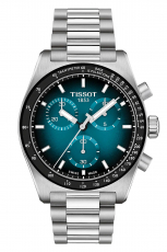 TISSOT-TISSOT-PR516-Chronograph-Herrenuhr-Silber-Petrol-Quarz-Saphirglas-40mm-T149-417-11-041-01