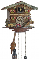 Trenkle-Kuckucksuhr-Quarzlaufwerk-Musik-Haus-Chalet-Lanz-Bulldog-20cm-4310-QM