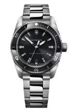 Victorinox-Victorinox-Herren-Armbanduhr-Maverick-Silber-Schwarz-Datum-Quarz-39mm-242097