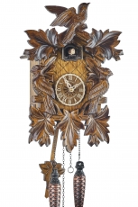 Engstler-Kuckucksuhr-Quarz-Uhrwerk-Motiv-Dreivogel-35cm-632-Q