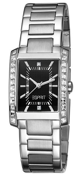 Armbanduhr Silber - Esprit -grace silver black- ES102932006