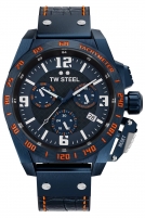 TW STEEL -WRC Limited Edition Herrenuhr Blau Orange Chronograph Quarz 46mm- TW1020