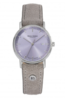 Bruno S�hnle -Rondo Damenuhr Grau Flieder Quarz Saphirglas 30mm- 17-13106-341
