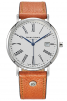 Bruno S�hnle -Nabucco Herrenuhr Braun Silber Quarz Saphirglas 38mm- 17-13085-237