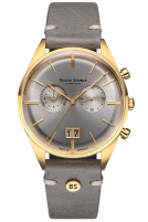 Bruno S�hnle -Merano Herrenuhr Grau Gold Chronograph Quarz Saphirglas 40mm- 17-33233-241
