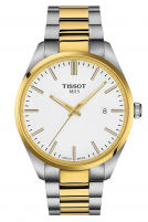 TISSOT -PR 100 Herrenuhr Bicolor Wei Saphirglas Quarz 40mm- T150.410.22.011.00
