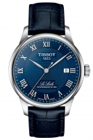 TISSOT -Le Locle Herrenuhr Blau Datum Saphirglas Mechanisch 39mm- T006.407.16.043.00