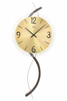 AMS -AMS Quarz Wanduhr Holz 54cm- 9719