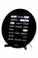 AMS -AMS Tisch- und Wanduhr Quarz 230V Adapter 27cm- 1285