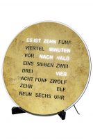 AMS -AMS Tisch- und Wanduhr Quarz 230V Adapter 27cm- 1291