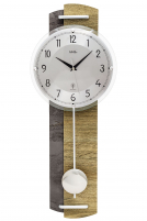 AMS -AMS Funk Pendelwanduhr Holz Wildeiche 59cm- 5334