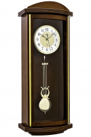 AMS -AMS Funk Pendelwanduhr Nussbaum 66cm- 5015/1
