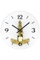 AMS -AMS Regulator Glas Skelett Messing 14 Tage Laufwerk 27cm- 2755