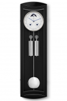 Hermle -Wanduhr Hermle Mornington II Schwarz wei�es Zifferblatt 8-Tage 1/2 Stundenschlag- 71026-740058