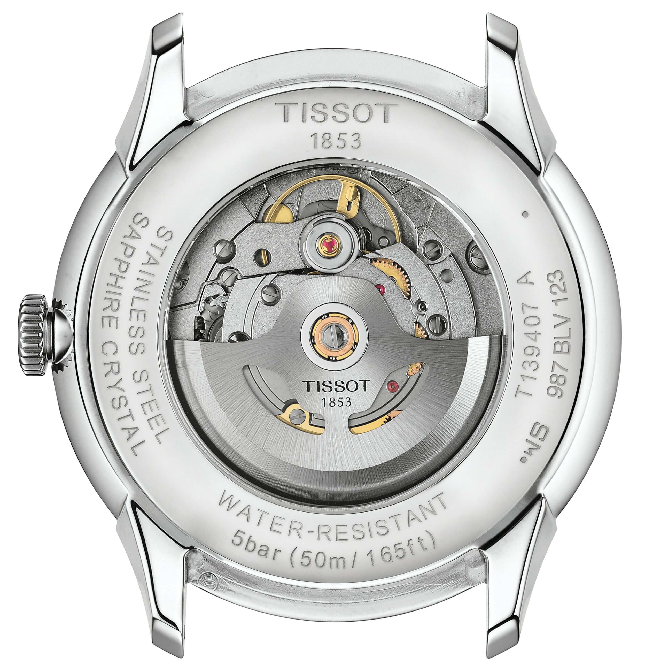 TISSOT -Chemin des Tourelles Powermatic 80 men's watch silver automatic sapphire crystal 42mm- T139.407.11.091.00