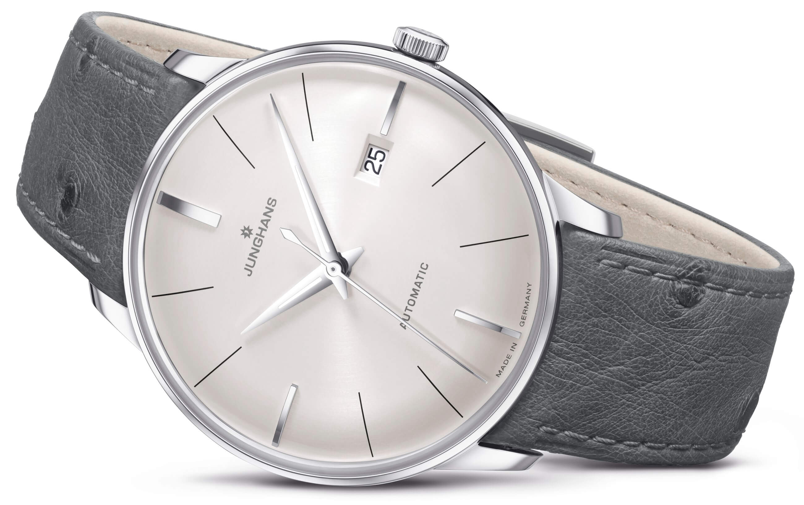 Junghans -Meister Automatic men's watch grey automatic sapphire crystal 40mm- 027/4416.02